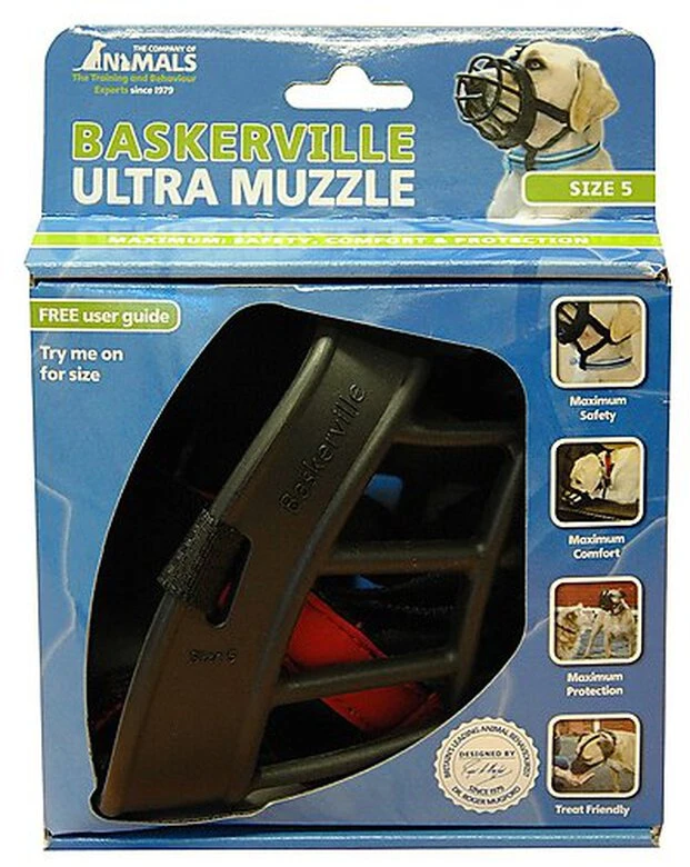 Cie Animals - Muselière Baskerville Ultra Muzzle - Taille 5 3 Cie Animals - Muselière Baskerville Ultra Muzzle - Taille 5