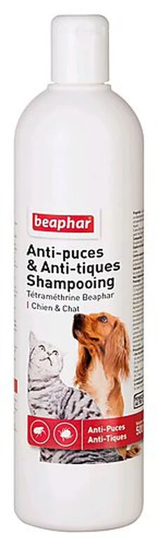Beaphar - Shampoing Antiparasitaire Pour Chiens Et Chats - 500ml