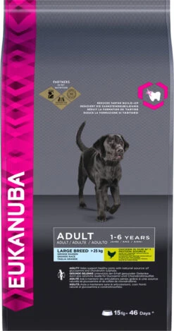 Eukanuba - Croquettes Au Poulet Pour Chien Adulte De Grande Taille - 15Kg -Magasin De Fournitures Pour Chiens De Compagnie 21146