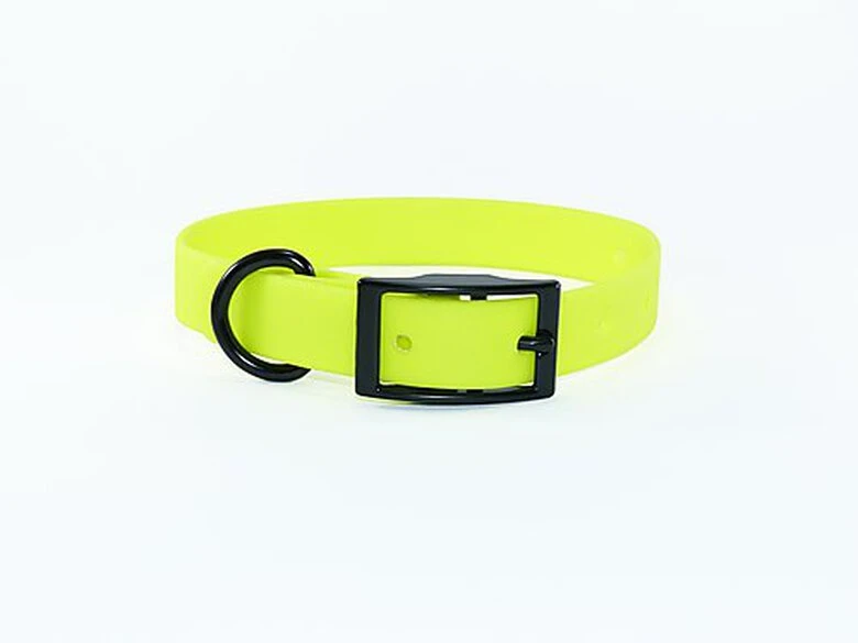 EKys - Collier Biothane 18mm Pour Chien - Jaune 3 EKys - Collier Biothane 18mm Pour Chien - Jaune
