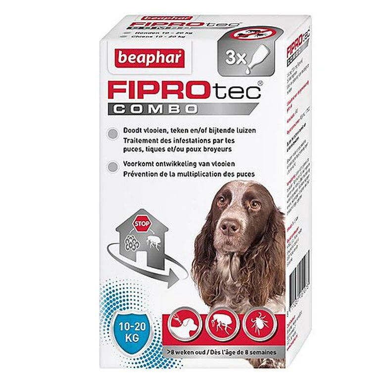 Beaphar - Pipettes Anti-tiques Fiprotec Combo Pour Chien Moyen - X3 3 Beaphar - Pipettes Anti-tiques Fiprotec Combo Pour Chien Moyen - X3