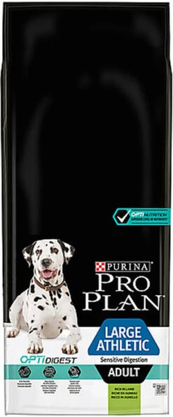 Pro Plan - Croquettes OPTIDIGEST Large Athletic Sensitive Digestion Agneau Pour Chien - 14Kg