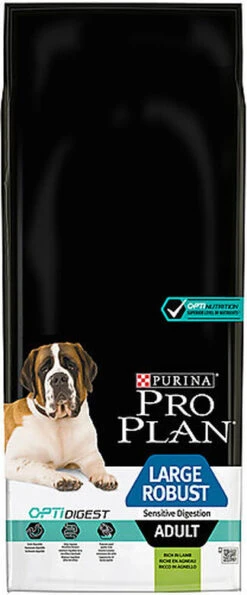 Pro Plan - Croquettes OPTIDIGEST Large Robust Sensitive Digestion Agneau Pour Chien - 14Kg