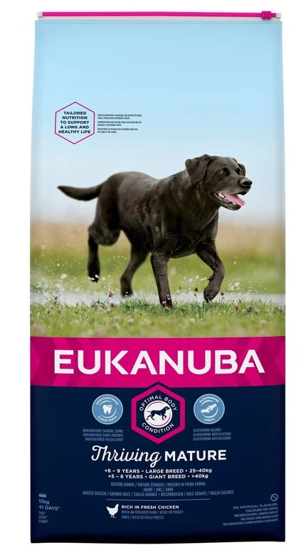Eukanuba - Croquettes Mature 6+ Au Poulet Pour Chien Sénior De Grande Taille - 15Kg 3 Eukanuba - Croquettes Mature 6+ Au Poulet Pour Chien Sénior De Grande Taille - 15Kg