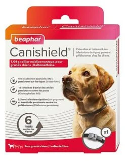 Canishield - Collier Anti-puces Tiques Pour Grand Chien - X1