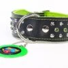 Yogipet - Collier Cuir Crystal Clouté Pour Chien - Vert 1 Yogipet - Collier Cuir Crystal Clouté Pour Chien - Vert -Magasin De Fournitures Pour Chiens De Compagnie 29090