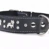 Yogipet - Collier Cuir French Bulldog Pour Chien - Noir -Magasin De Fournitures Pour Chiens De Compagnie 29164