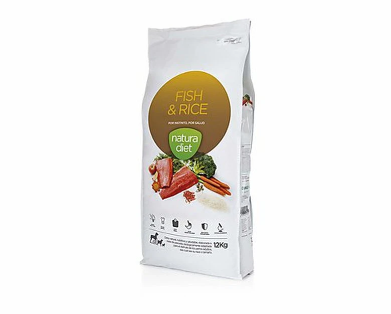 Natura Diet - Croquettes Fish & Rice Saumon Pour Chien 3 Natura Diet - Croquettes Fish & Rice Saumon Pour Chien