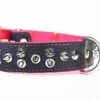 Yogipet - Collier Large Cuir Pointe Pour Chien - Rose 2 Yogipet - Collier Large Cuir Pointe Pour Chien - Rose -Magasin De Fournitures Pour Chiens De Compagnie 37784