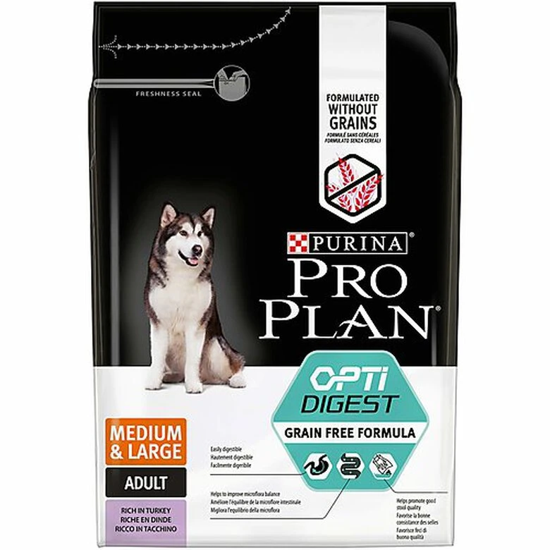 Pro Plan - Croquettes OPTIAGE Medium & Large Adult Sans Céréales Dinde Pour Chien 3 Pro Plan - Croquettes OPTIAGE Medium & Large Adult Sans Céréales Dinde Pour Chien