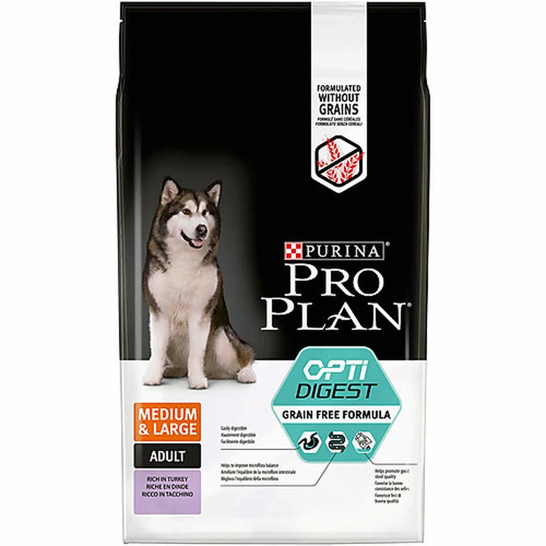 Pro Plan - Croquettes OPTIAGE Medium & Large Adult Sans Céréales Dinde Pour Chien 4 Pro Plan - Croquettes OPTIAGE Medium & Large Adult Sans Céréales Dinde Pour Chien – Image 2