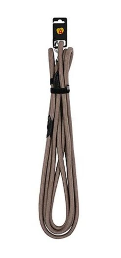 Animalis - Longe En Corde Forte De 5m Pour Chien - Taupe