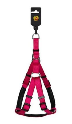 Nouvelles Arrivées 7 Animalis - Harnais Basic Confort T2 20mm Et 57/75cm Pour Chien - Fuchsia