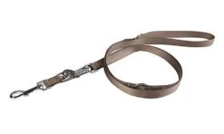 Animalis - Laisse Multifonction Basic 20mm Et 200cm Pour Chien - Taupe