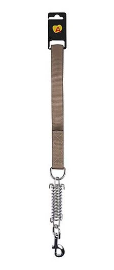 Animalis - Laisse Amortisseur Confort De 25mm Et 50cm Pour Chien - Taupe