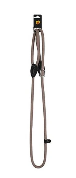 Animalis - Laisse Corde 1/2 Étrangleur De 160cm Pour Chien - Taupe