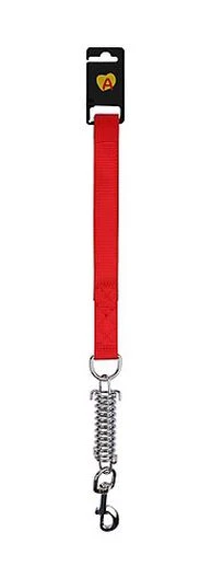 Animalis - Laisse Amortisseur Confort De 25mm Et 50cm Pour Chien - Rouge