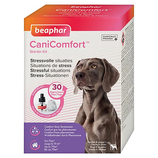 Beaphar - Diffuseur + Recharge CaniComfort 30J Anti-Stress Pour Chien - 48ml 3 Beaphar - Diffuseur + Recharge CaniComfort 30J Anti-Stress Pour Chien - 48ml