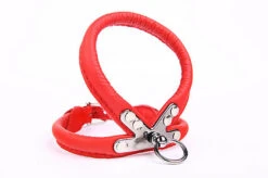 Yogipet - Harnais Cuir Pour Chien - Rouge