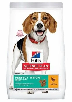 Hill's Science Plan Hill's - Canine Adult Perfect Weight Medium Poulet Pour Chien - 2Kg