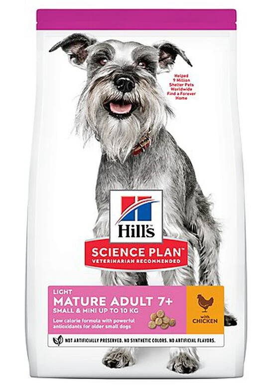 Hill's Science Plan - Croquettes Light Au Poulet Pour Chien Sénior De Petite Race - 2,5Kg 3 Hill's Science Plan - Croquettes Light Au Poulet Pour Chien Sénior De Petite Race - 2,5Kg