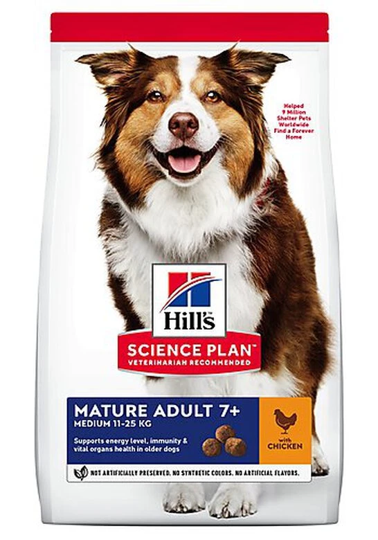 Hill's Science Plan - Croquettes Active Longevity Medium Mature 7+ Poulet Pour Chien - 12Kg 3 Hill's Science Plan - Croquettes Active Longevity Medium Mature 7+ Poulet Pour Chien - 12Kg