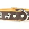 Yogipet - Collier Super Bouledogue Français Cuir Pour Chien - Marron -Magasin De Fournitures Pour Chiens De Compagnie 41878