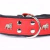 Yogipet - Collier Super Bulldog Cuir Pour Chien - Rouge -Magasin De Fournitures Pour Chiens De Compagnie 41921