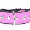 Yogipet - Collier Bouledogue Français Cuir Pour Chien - Rose -Magasin De Fournitures Pour Chiens De Compagnie 41934
