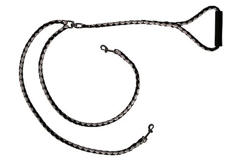 Kerbl - Laisse Double Tressée En Tissu Nylon Pour Chien - 140cm 3 Kerbl - Laisse Double Tressée En Tissu Nylon Pour Chien - 140cm