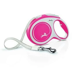 Flexi - Laisse New Confort Avec Sangle De 8m Pour Chien L - Rouge