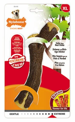 Anka - Jouet Nylabone Wooden Stick Au Bacon - XL