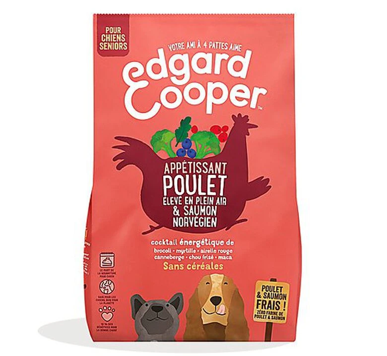 Edgard & Cooper - Croquettes Poulet Et Saumon Pour Chien Senior - 7Kg 3 Edgard & Cooper - Croquettes Poulet Et Saumon Pour Chien Senior - 7Kg