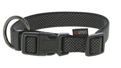 Goleygo - Ensemble Laisse Collier Et Goupille Noir Pour Chien - M -Magasin De Fournitures Pour Chiens De Compagnie 47773