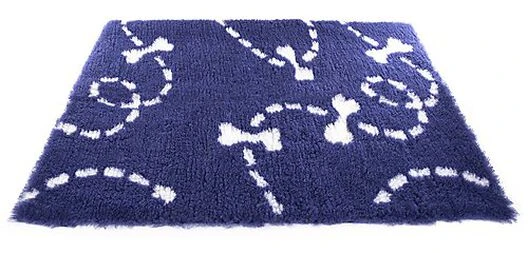 Martin Sellier - Tapis Plat Petbed Pointillé Bleu Et Blanc Pour Chien - 75x100cm 3 Martin Sellier - Tapis Plat Petbed Pointillé Bleu Et Blanc Pour Chien - 75x100cm