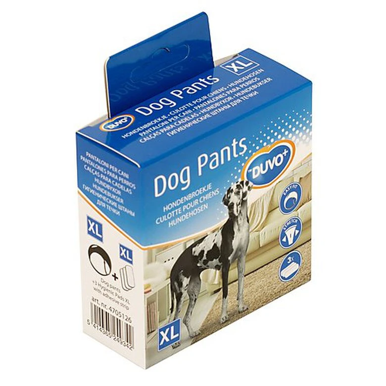 Duvoplus - Culotte Hygiénique XL Pour Chien - Noir 3 Duvoplus - Culotte Hygiénique XL Pour Chien - Noir