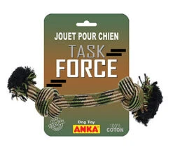 Anka - Jouet Corde 2 Nœuds TASK FORCE Pour Chien -Magasin De Fournitures Pour Chiens De Compagnie 509