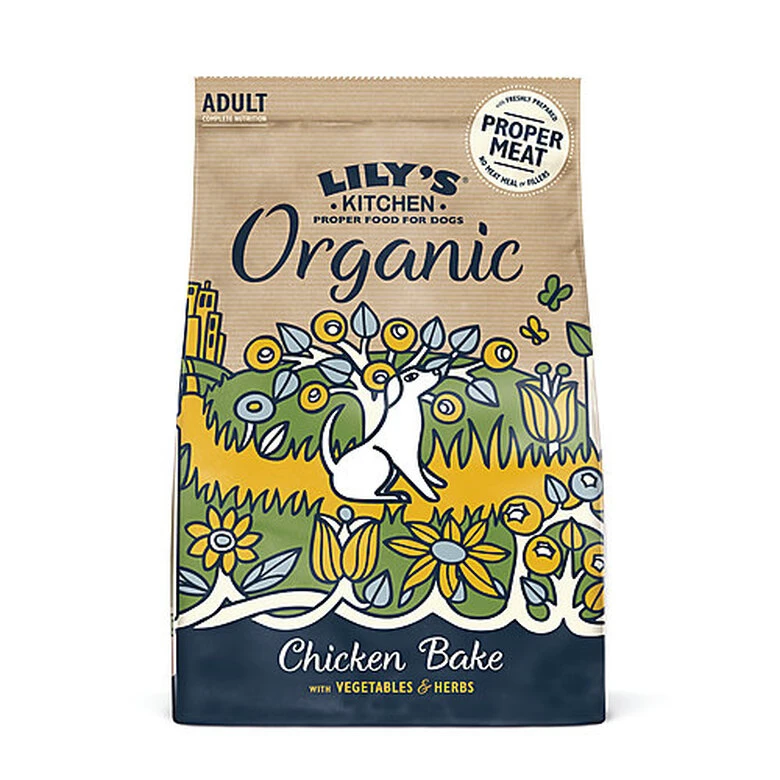Lily's Kitchen - Croquettes Organic Au Poulet Et Légumes Bio Pour Chien - 2,5Kg 3 Lily's Kitchen - Croquettes Organic Au Poulet Et Légumes Bio Pour Chien - 2,5Kg