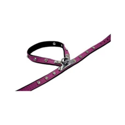 Comme Un Roi - Harnais Cuir So Funky Rose Pour Chien - L -Magasin De Fournitures Pour Chiens De Compagnie 64844