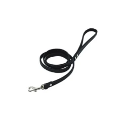 Comme Un Roi - Laisse Cuir So Chic Noir Pour Chien - 120cm