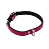 Comme Un Roi - Collier Cuir So Chic Rose / Noir Pour Chien - M