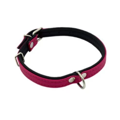 Comme Un Roi - Collier Cuir So Chic Rose / Noir Pour Chien - M