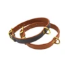 Comme Un Roi - Collier Cuir So Chic Marron / Caramel Pour Chien - M -Magasin De Fournitures Pour Chiens De Compagnie 64910 2