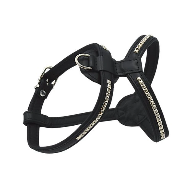 Comme Un Roi - Harnais Bulldog Cuir So Chic Noir Pour Chien - L 3 Comme Un Roi - Harnais Bulldog Cuir So Chic Noir Pour Chien - L