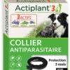 ActiPlant'3 - Collier Antiparasitaire Pour Moyen Chien - Noir -Magasin De Fournitures Pour Chiens De Compagnie 66670