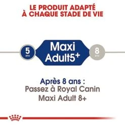 Royal Canin - Croquettes Maxi Adulte 5+ Pour Chien Adulte - 15Kg -Magasin De Fournitures Pour Chiens De Compagnie 66835