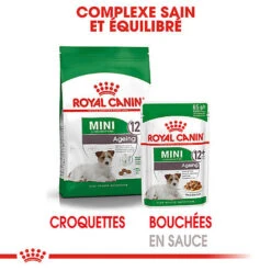 Royal Canin - Sachets Mini Ageing 12+ En Sauce Pour Chien - 12X85g -Magasin De Fournitures Pour Chiens De Compagnie 68356
