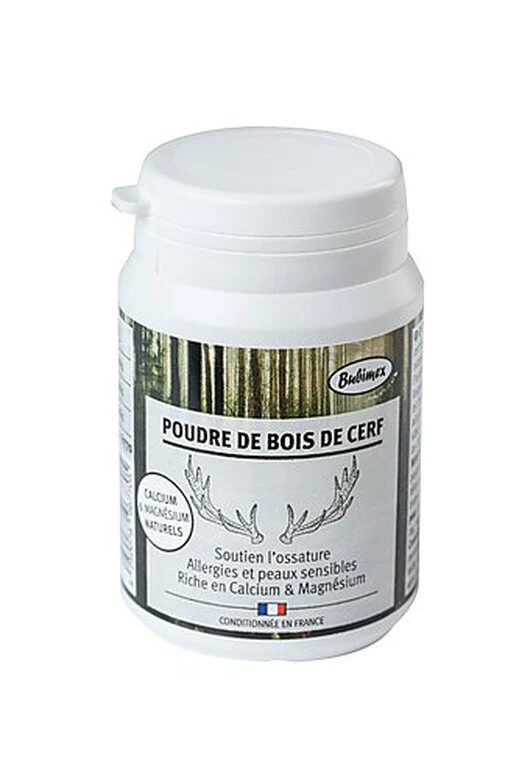 Bubimex - Poudre De Bois De Cerf Pour Chien - 60g 3 Bubimex - Poudre De Bois De Cerf Pour Chien - 60g