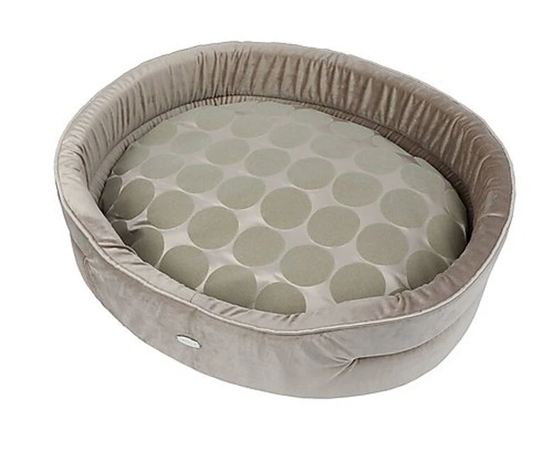 Wouapy - Corbeille Prestige Spot Taupe Pour Chien - T74 3 Wouapy - Corbeille Prestige Spot Taupe Pour Chien - T74
