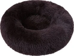 Wouapy - Corbeille Ronde Moelleuse Marron Pour Chien - 60cm